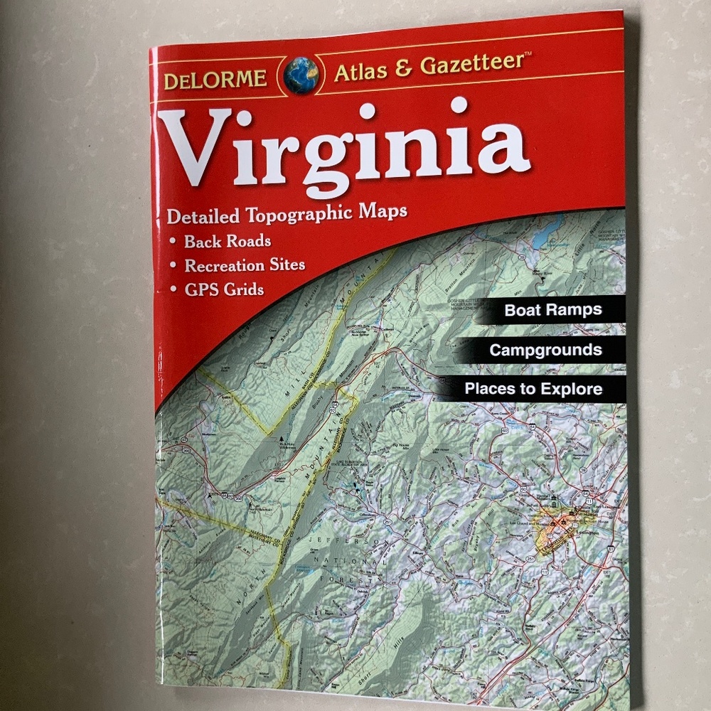 DeLorme Virginia Atlas & Gazetteer 9th Ed